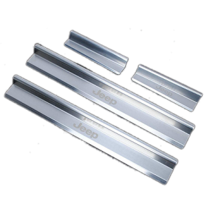 Stainless Steel 4-Door Entry Guard Jeep Log