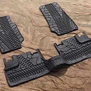 4-Door Floor Mats for 2014-2017 Jeep Wrangler JK