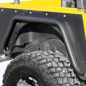 Rear Fender Flare Armor Steel Fit for 97-06 Jeep Wrangler TJ