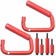 Front Solid Steel Red Wild Boar Grab Handles
